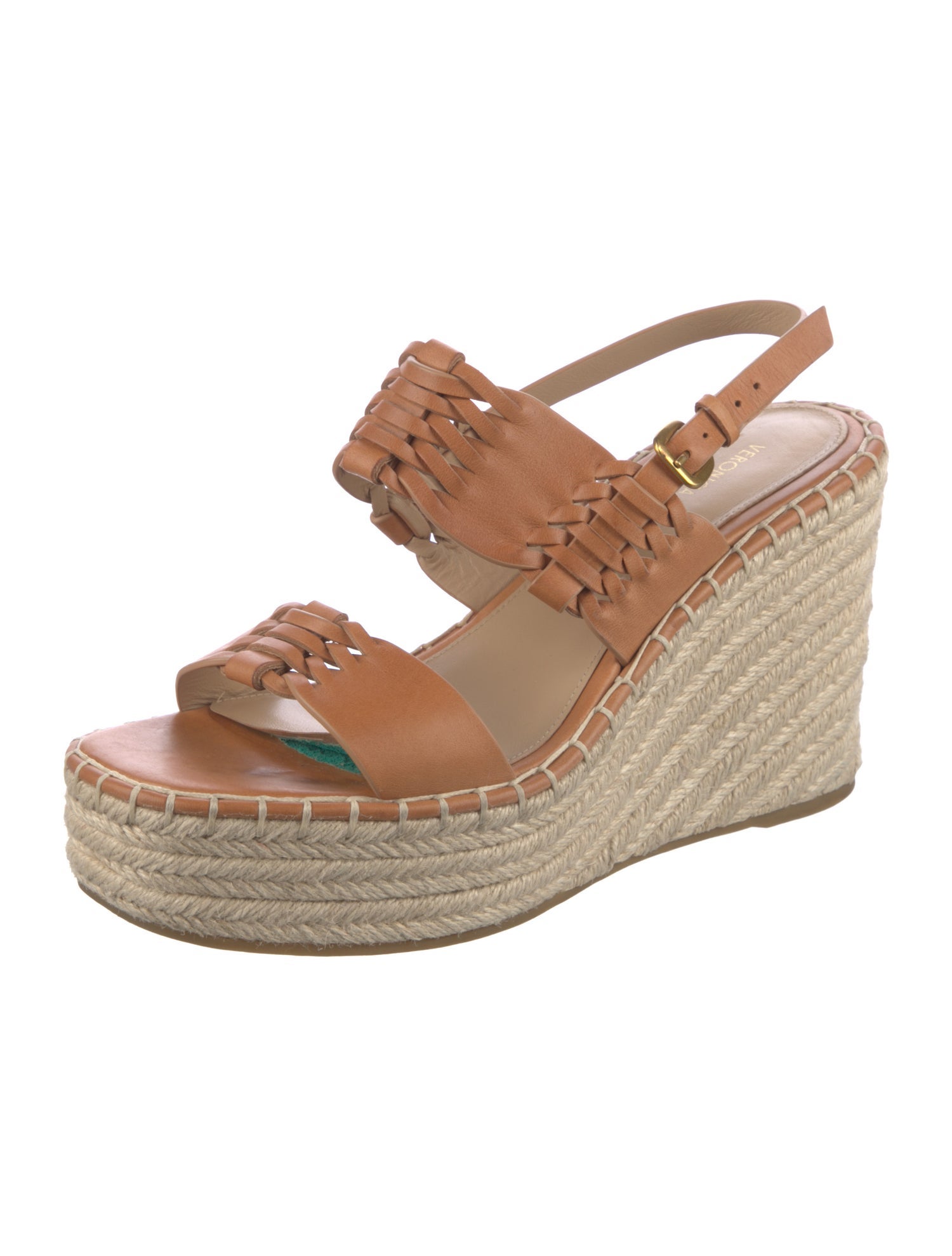 Veronica Beard Leather Espadrilles
