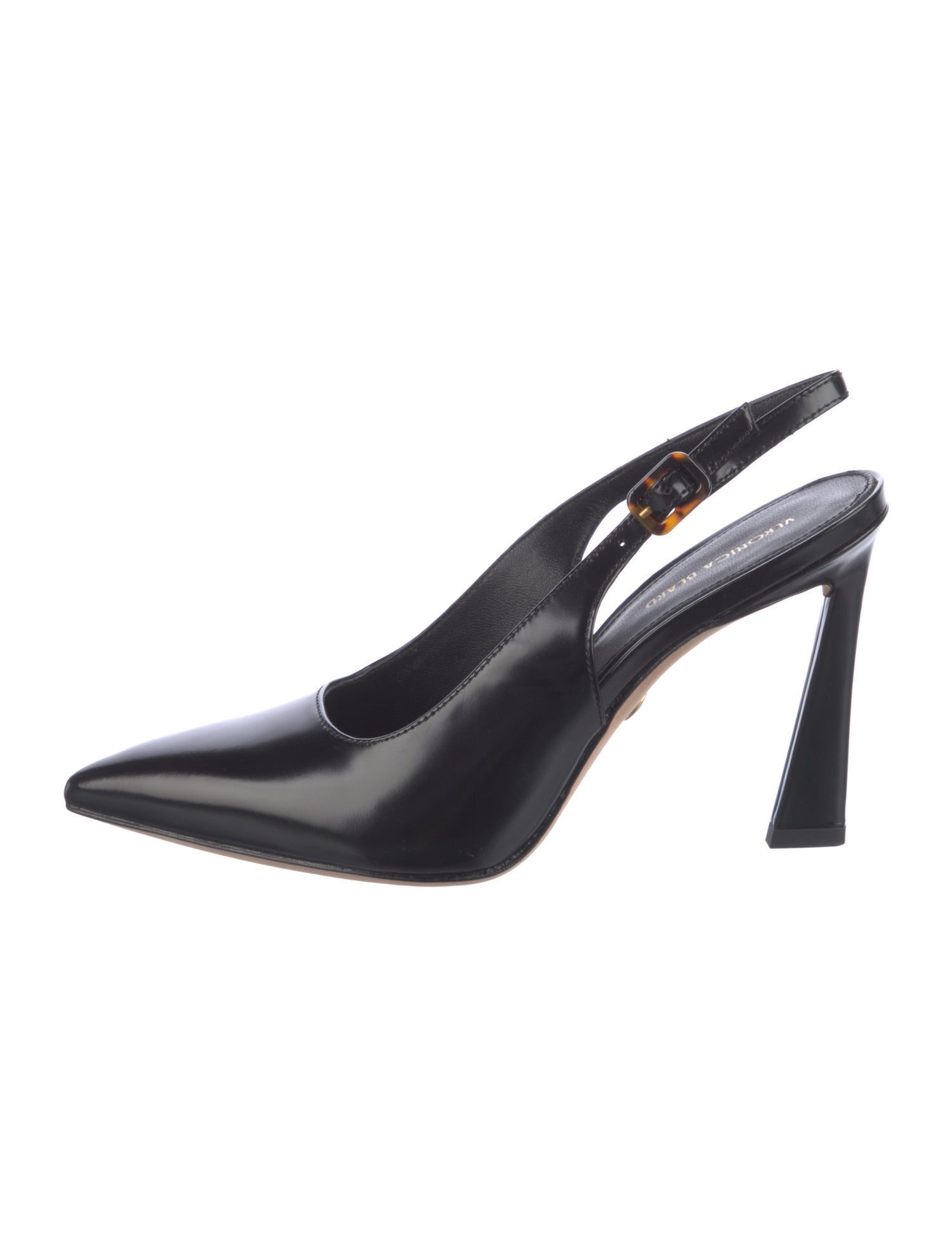 Veronica Beard Patent Leather Slingback Pumps