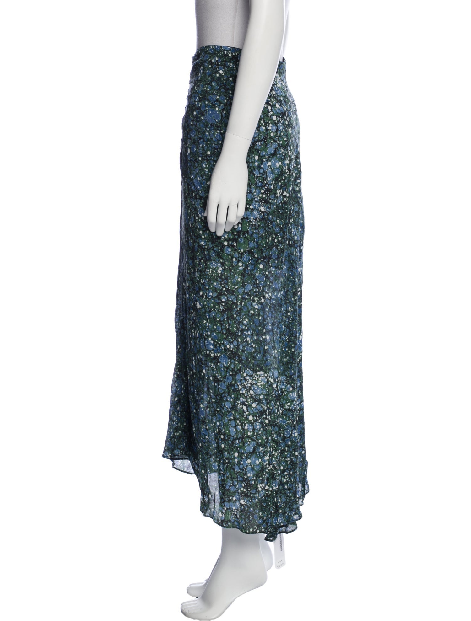 Veronica Beard Printed Midi Length Skirt