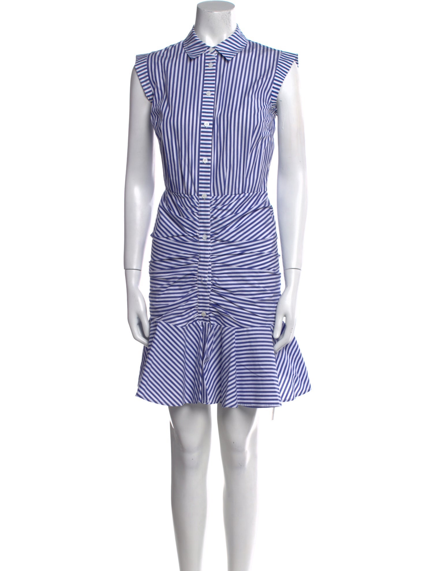 Veronica Beard Striped Mini Dress