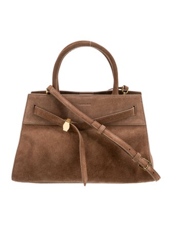 Veronica Beard Suede Top Handle Bag