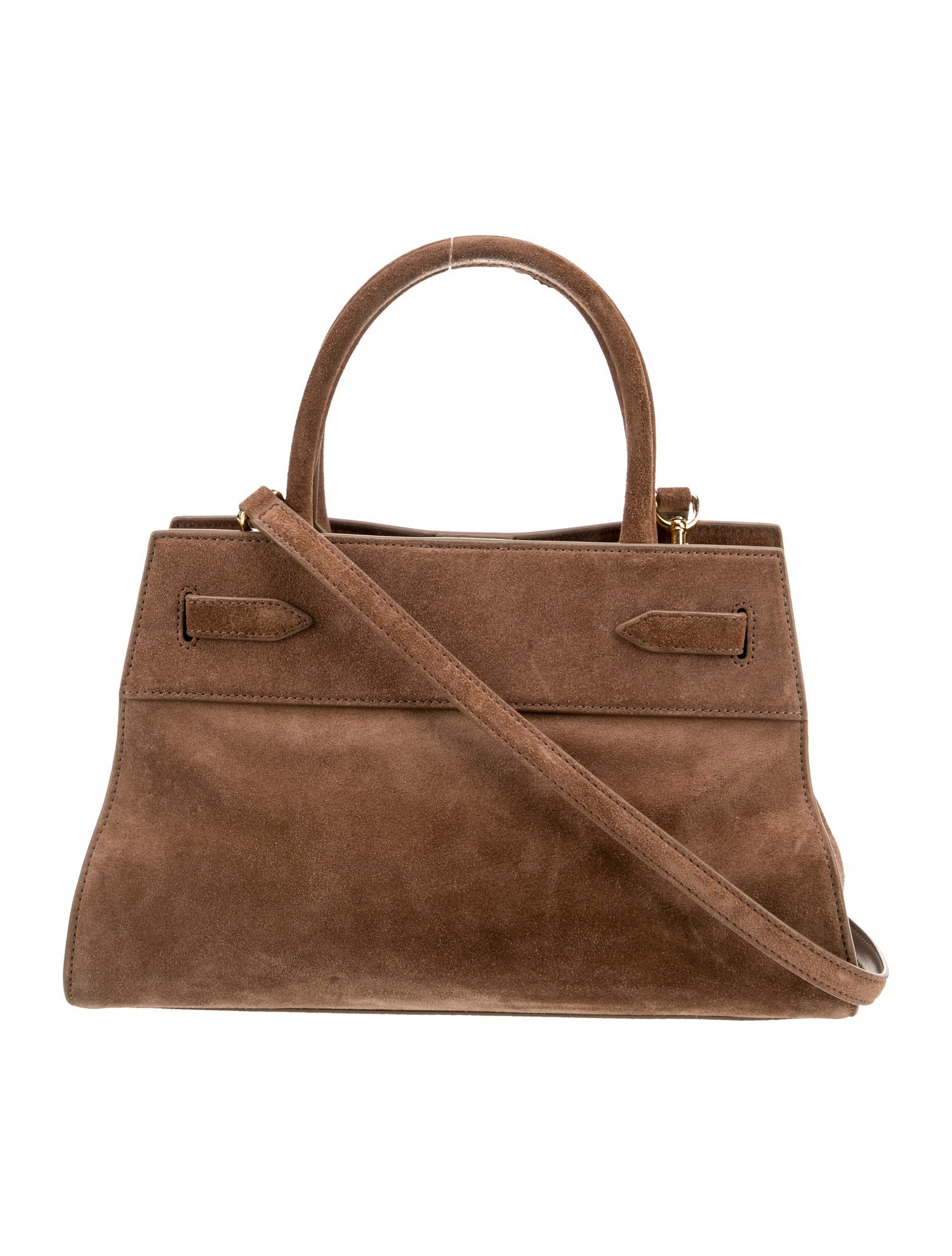 Veronica Beard Suede Top Handle Bag