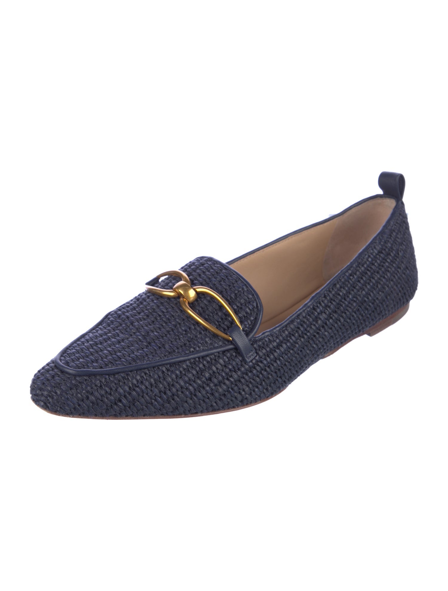Veronica Beard Raffia Loafers