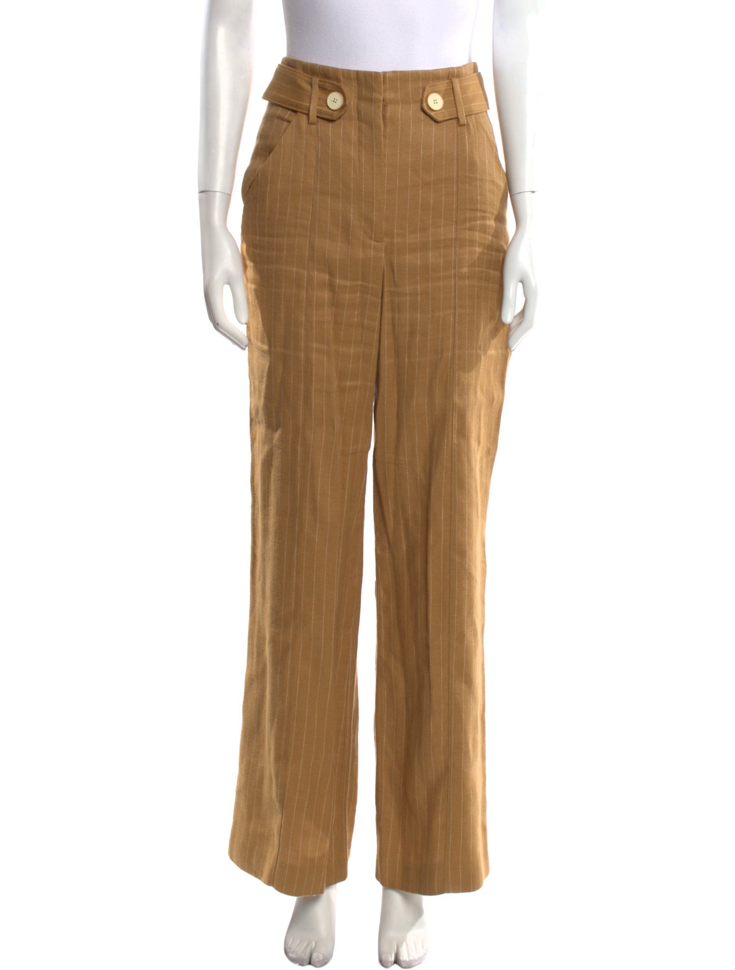Veronica Beard Linen Wide Leg Pants