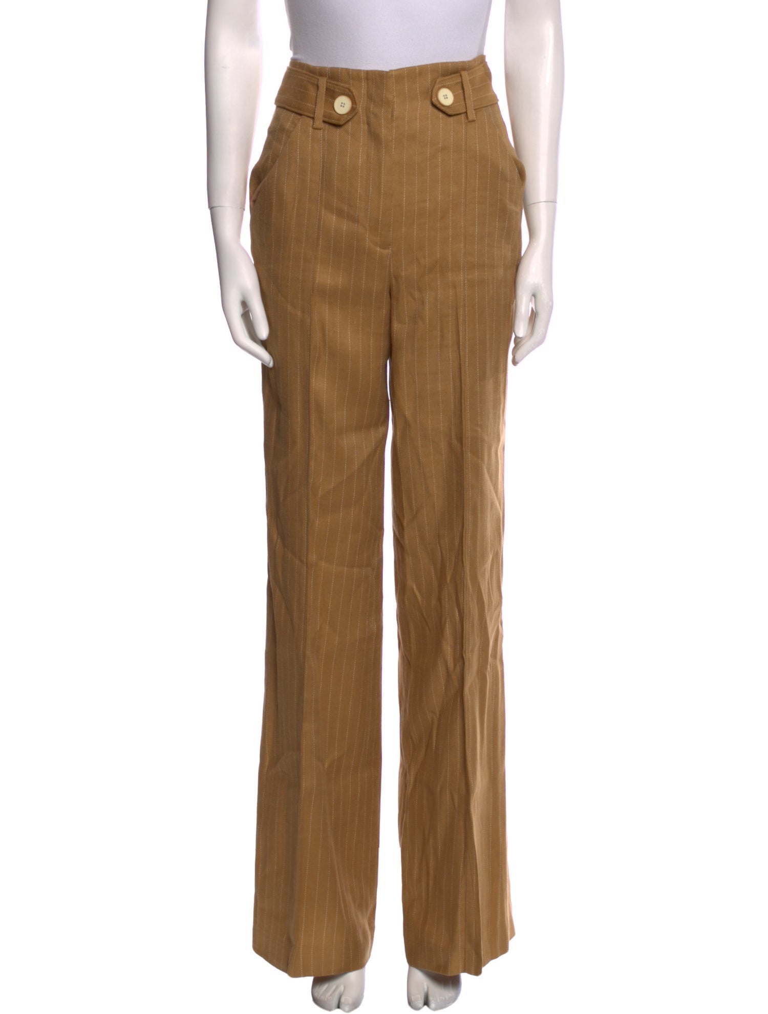 Veronica Beard Linen Wide Leg Pants