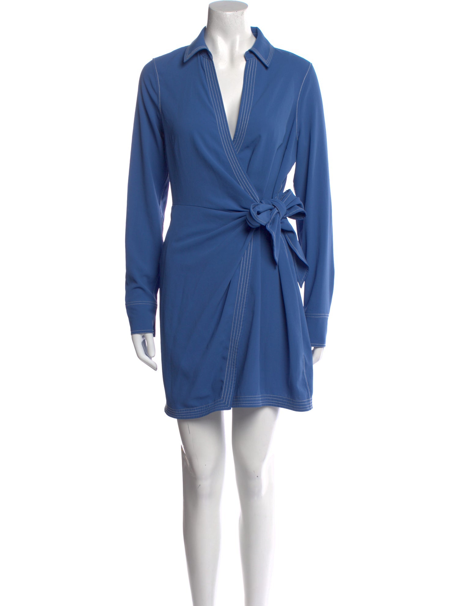 Veronica Beard V-Neck Mini Dress