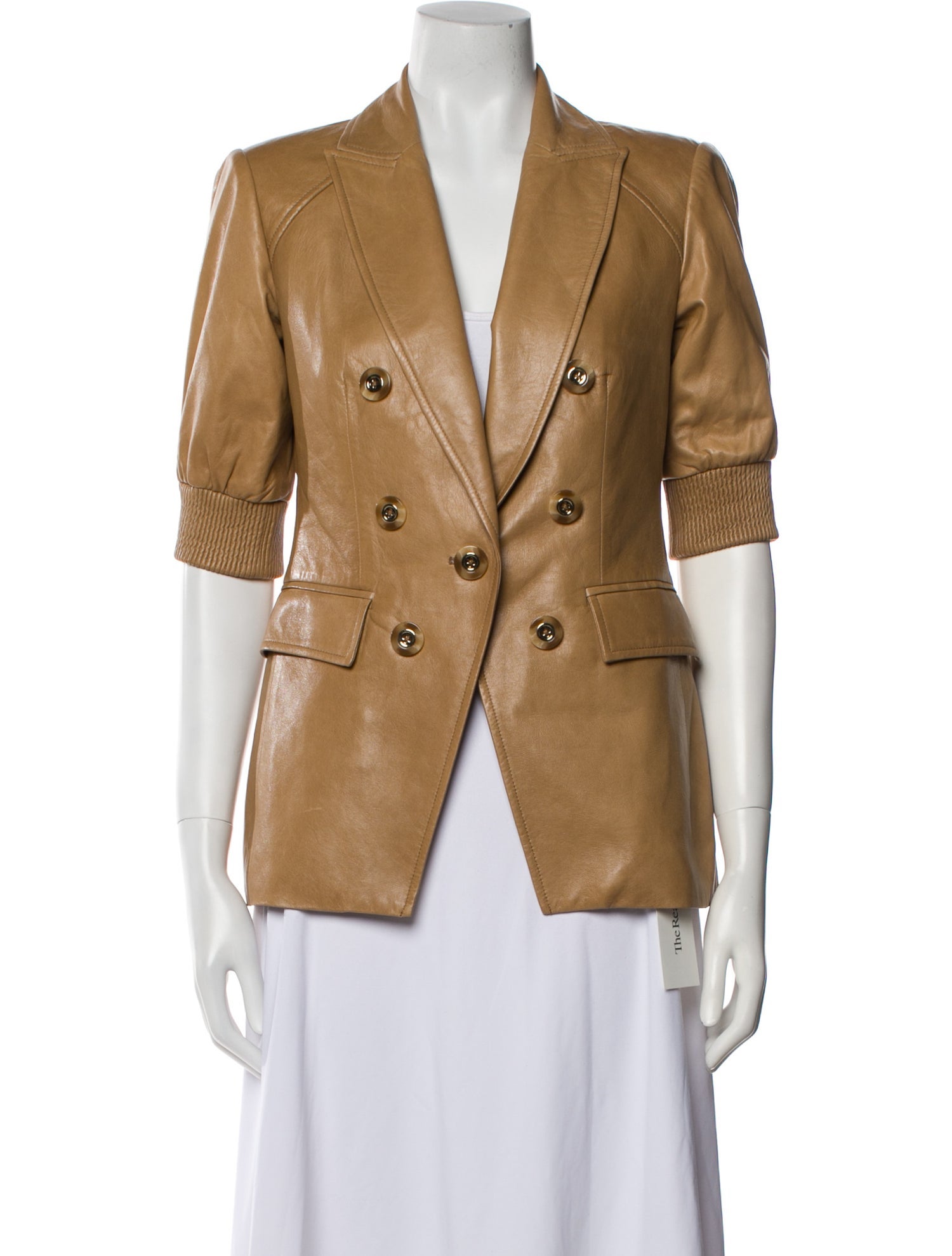 Veronica Beard Leather Blazer