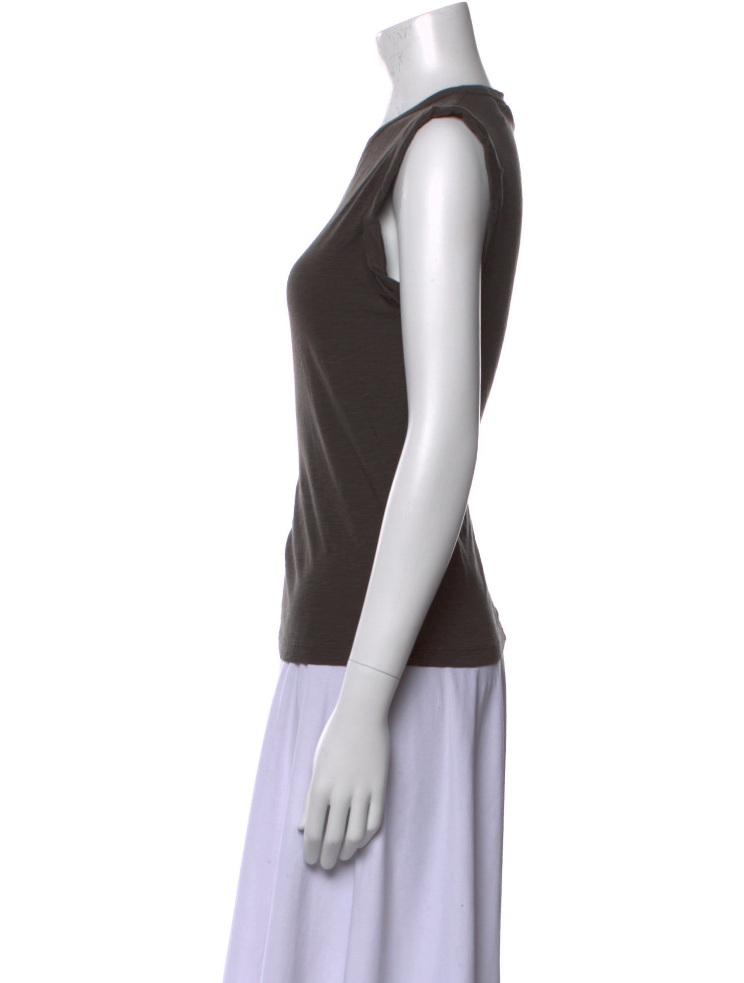 Veronica Beard Crew Neck Sleeveless Top