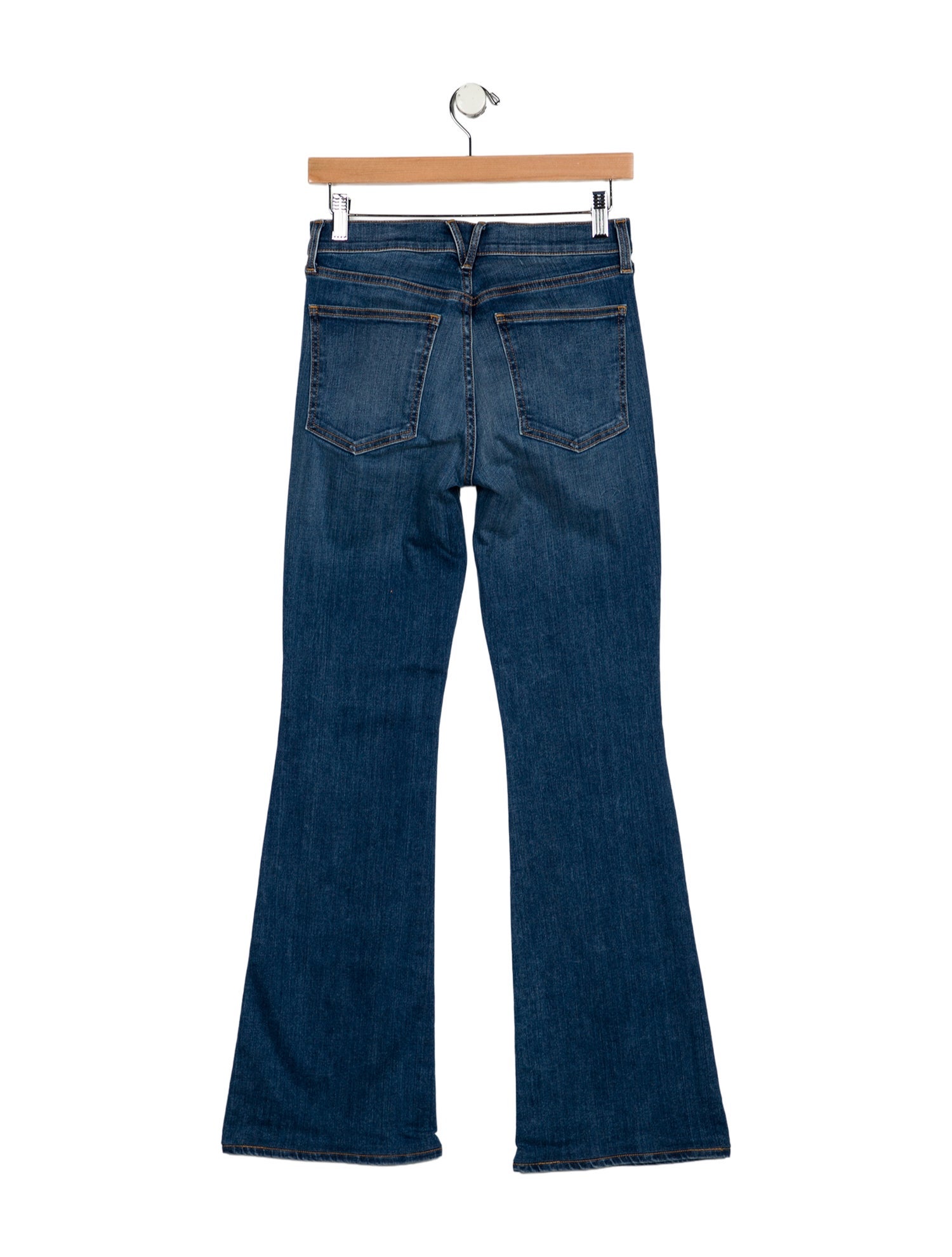 Veronica Beard Mid-Rise Wide Leg Jeans