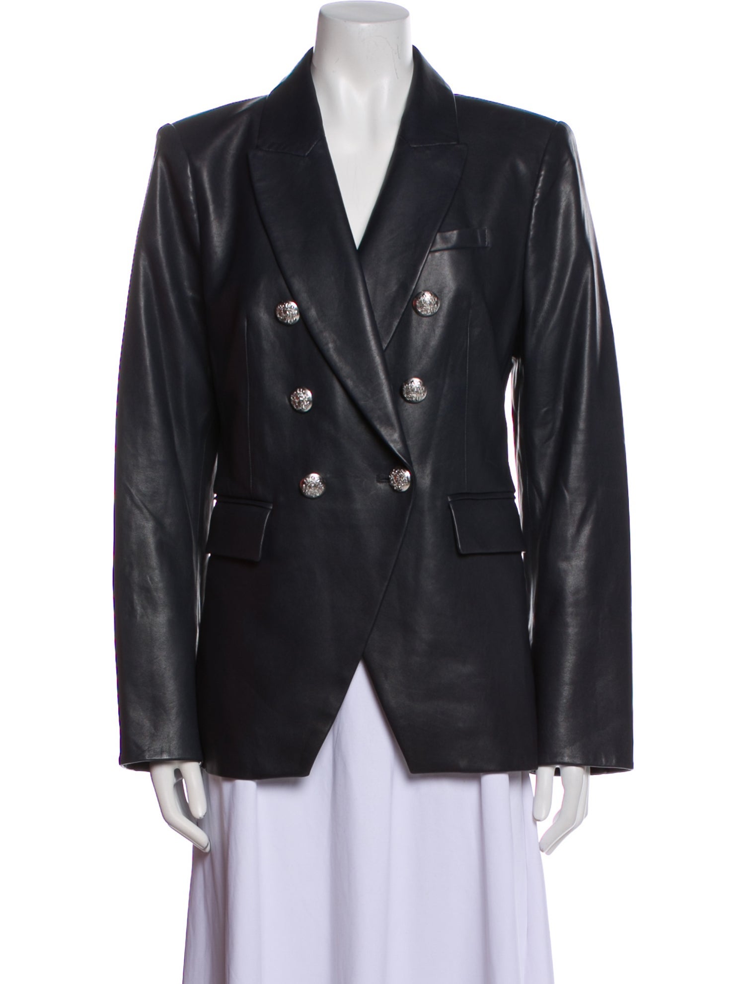 Veronica Beard Leather Blazer