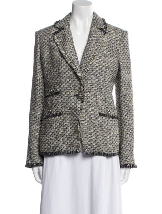 Veronica Beard Tweed Pattern Blazer