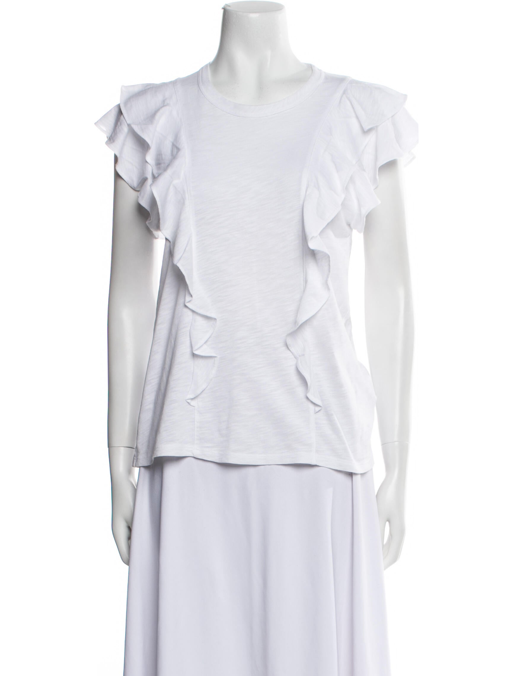 Veronica Beard Crew Neck Short Sleeve T-Shirt