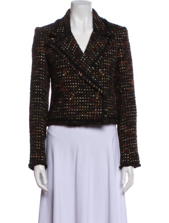 Veronica Beard Tweed Pattern Evening Jacket