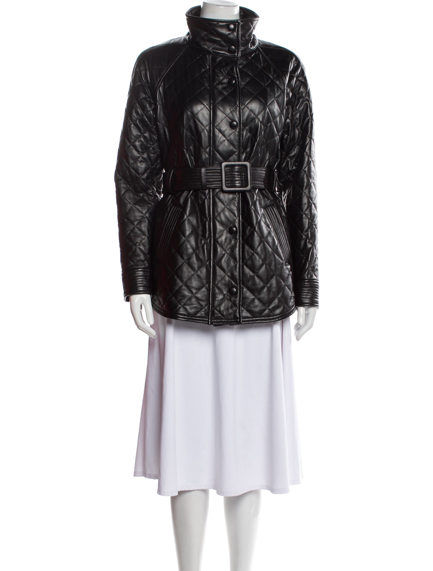 Veronica Beard Leather Coat