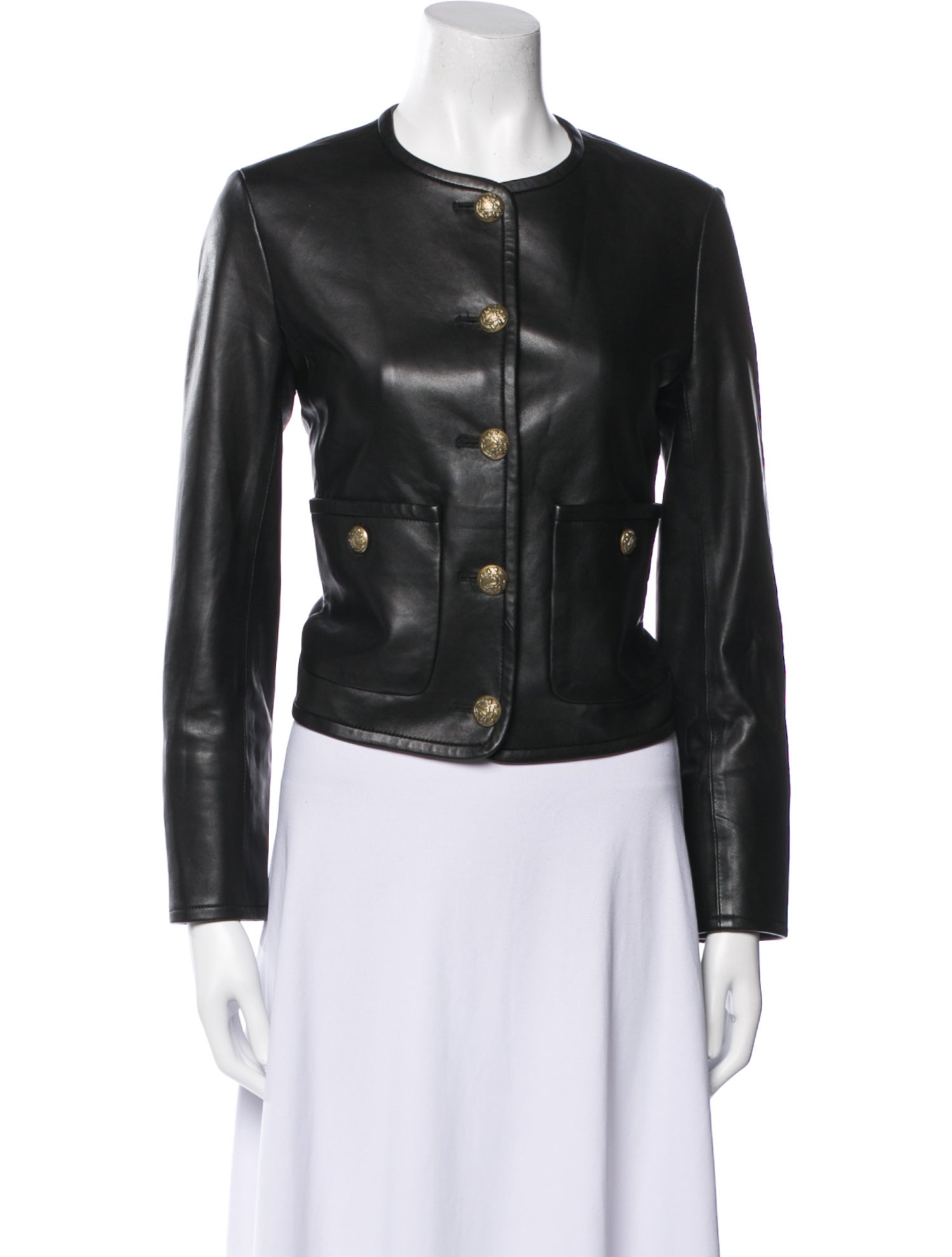 Veronica Beard Leather Biker Jacket