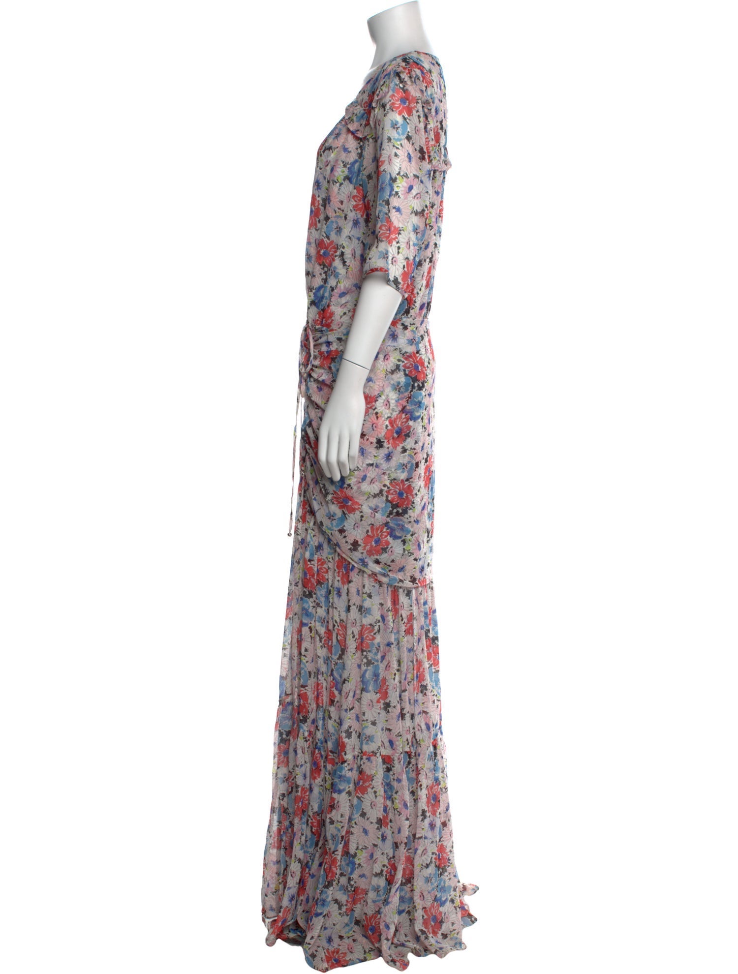 Veronica Beard Silk Long Dress