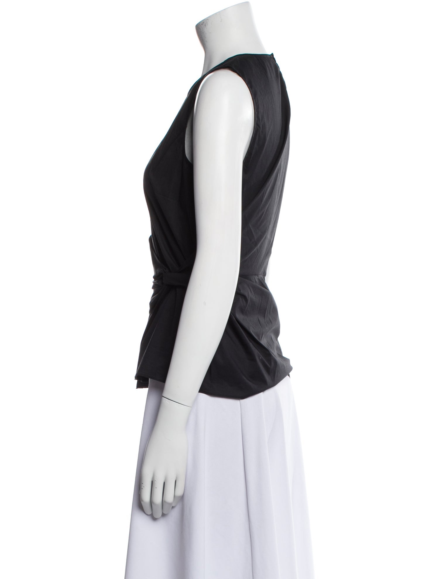 Veronica Beard Crew Neck Sleeveless Top