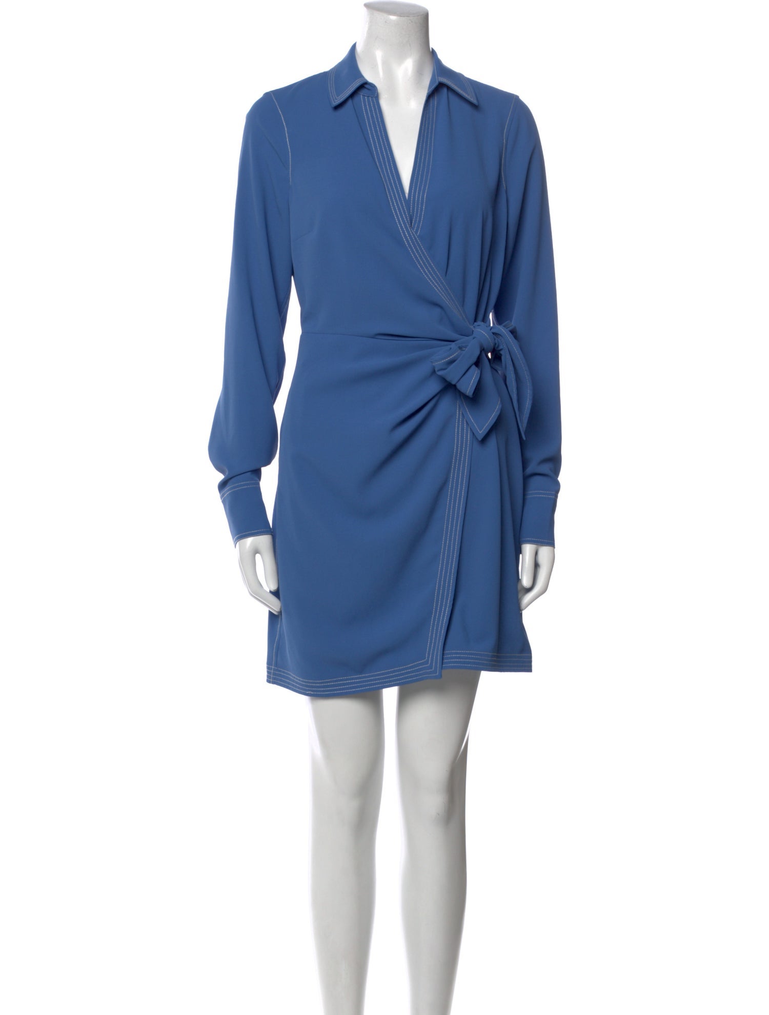 Veronica Beard V-Neck Mini Dress