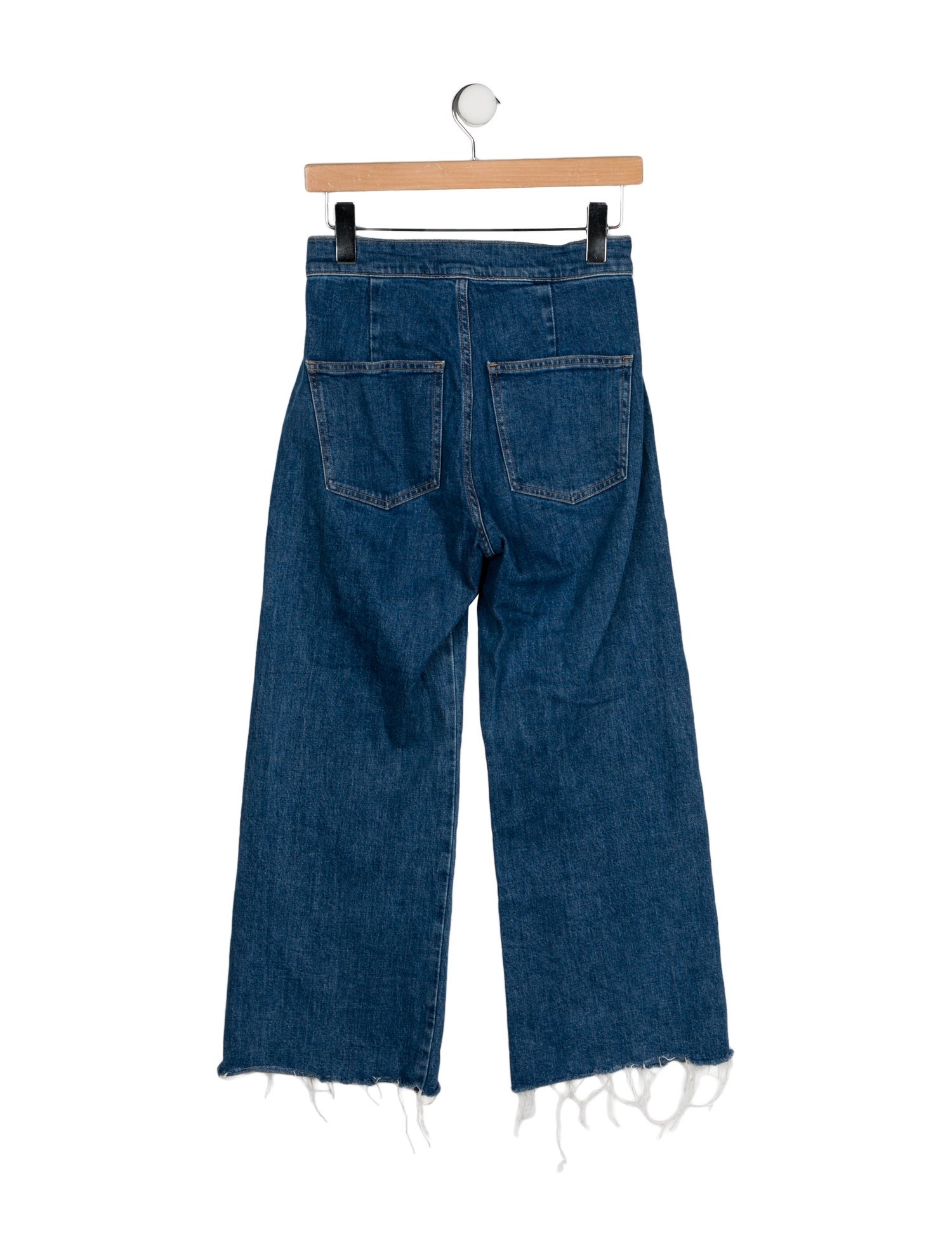 Veronica Beard High-Rise Wide Leg Jeans