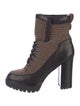 Veronica Beard Houndstooth Print Combat Boots