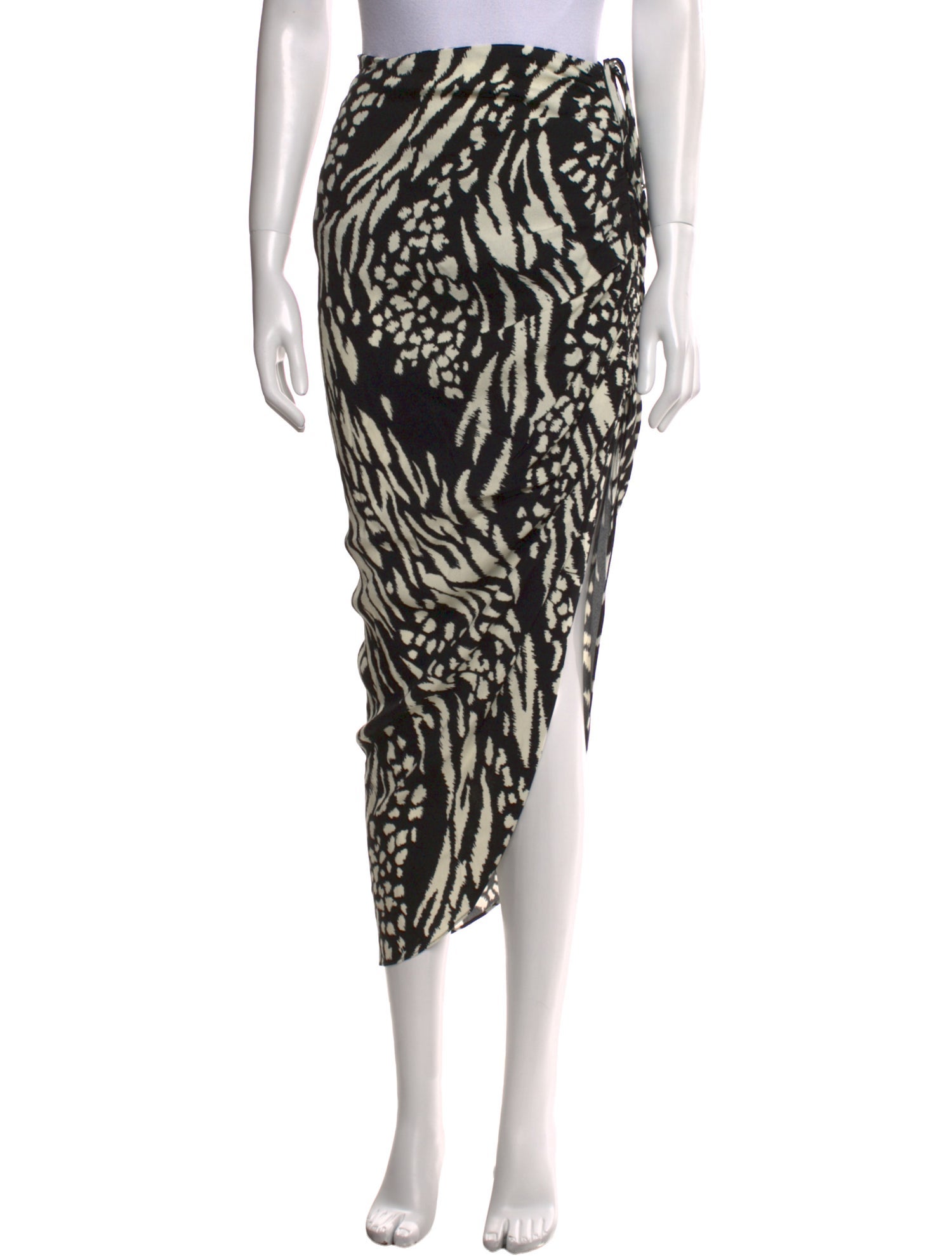 Veronica Beard Printed Midi Length Skirt