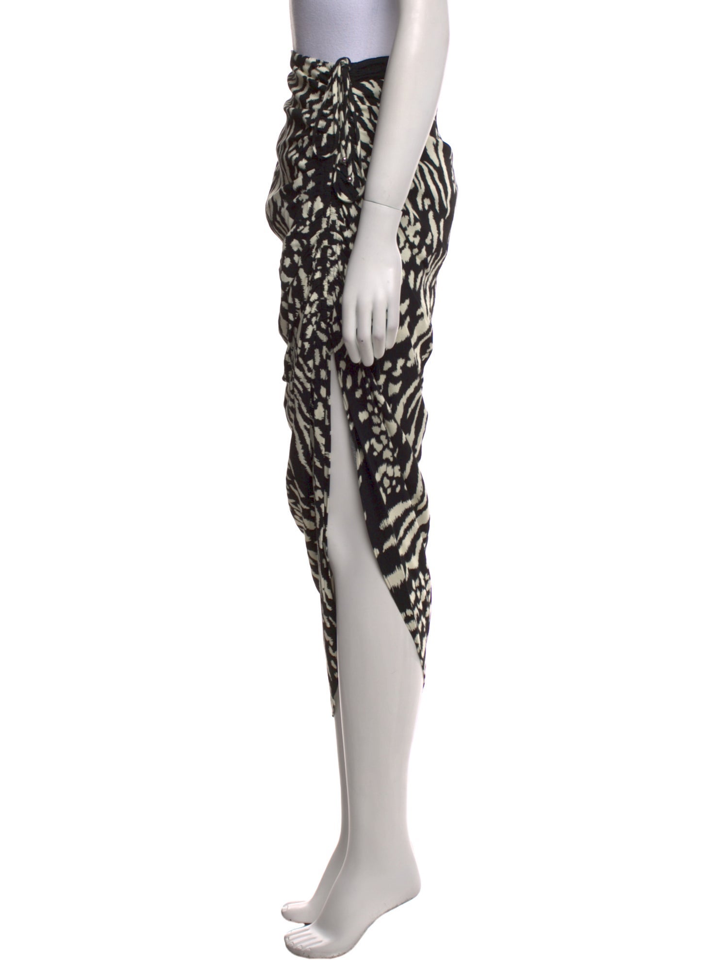 Veronica Beard Printed Midi Length Skirt