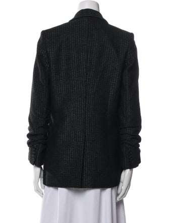 Veronica Beard Wool Tweed Pattern Blazer