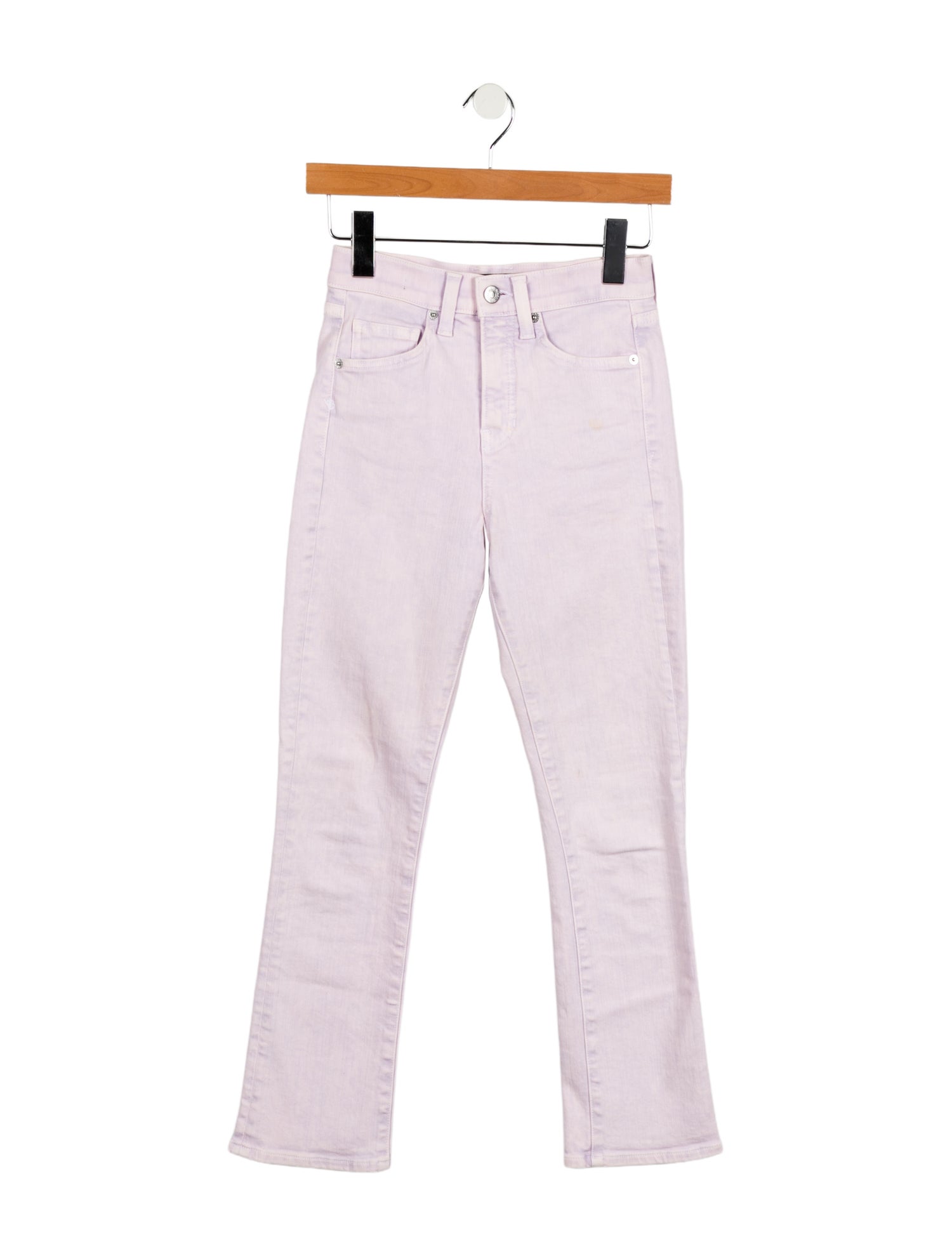 Veronica Beard High-Rise Straight Leg Jeans