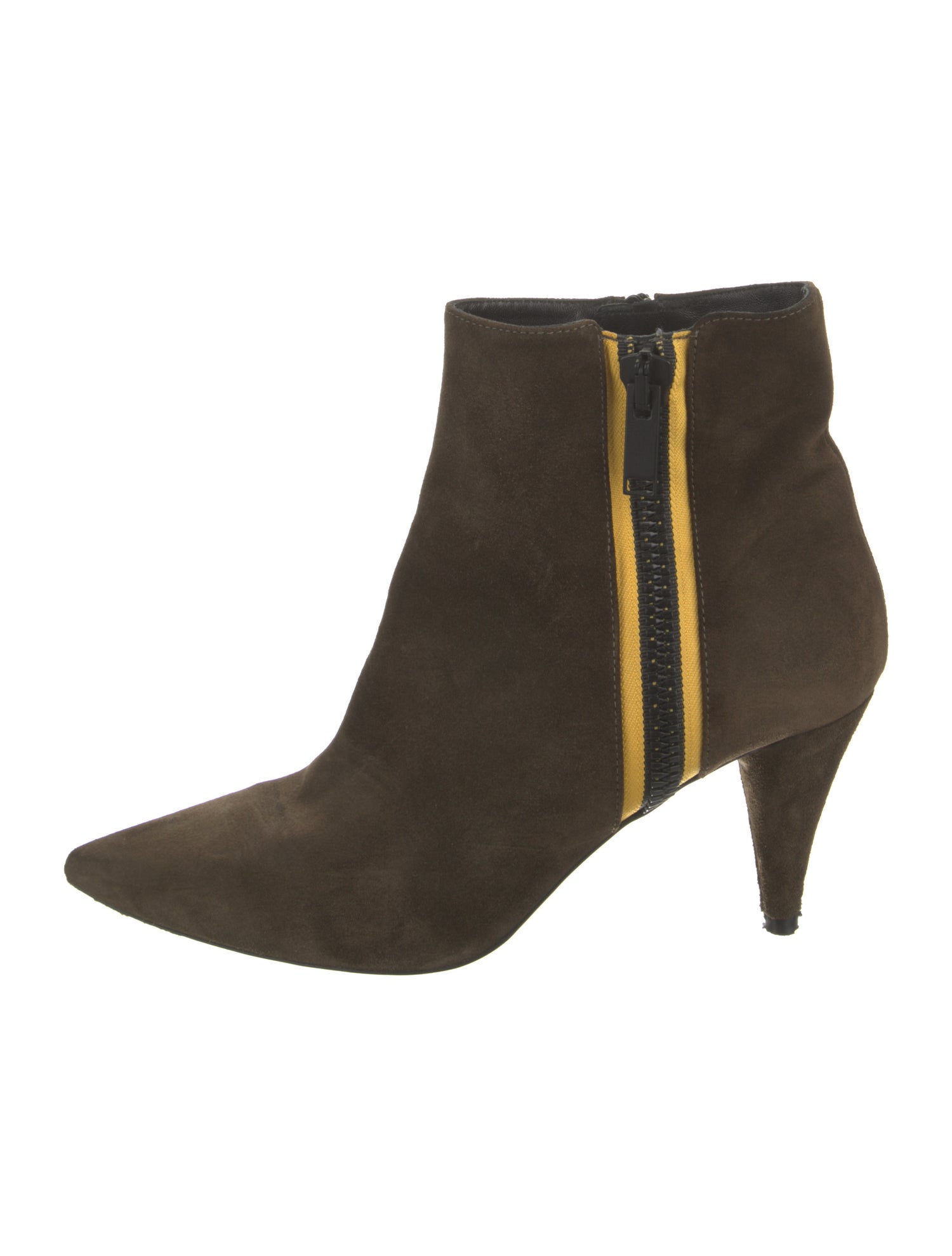 Veronica Beard Suede Striped Boots