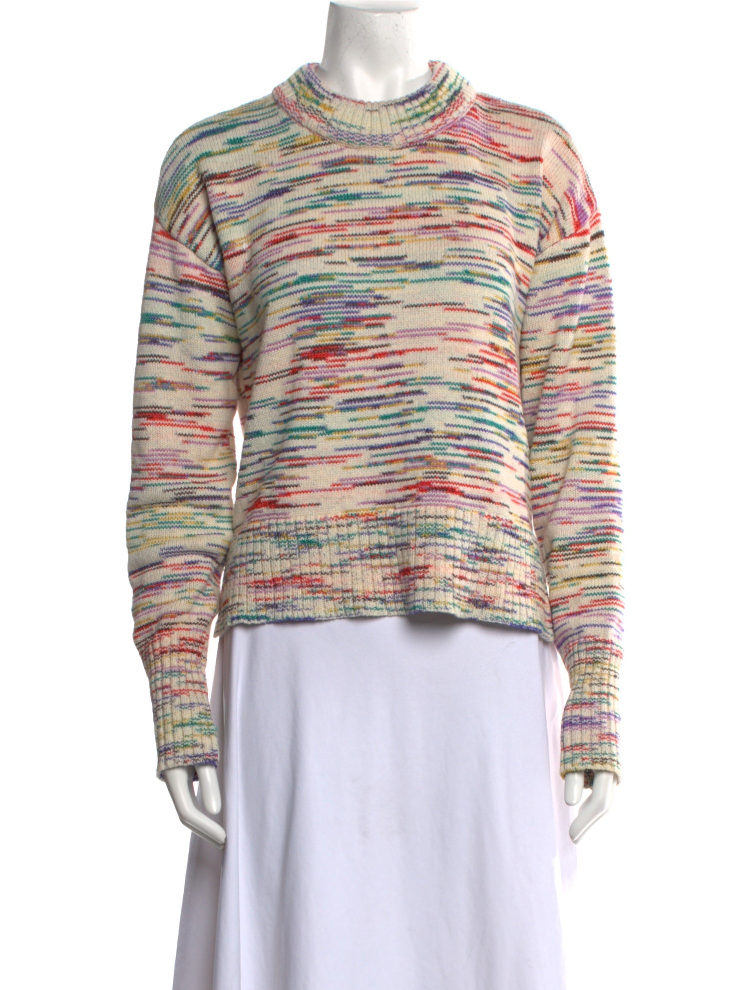 Veronica Beard Printed Crew Neck Sweater