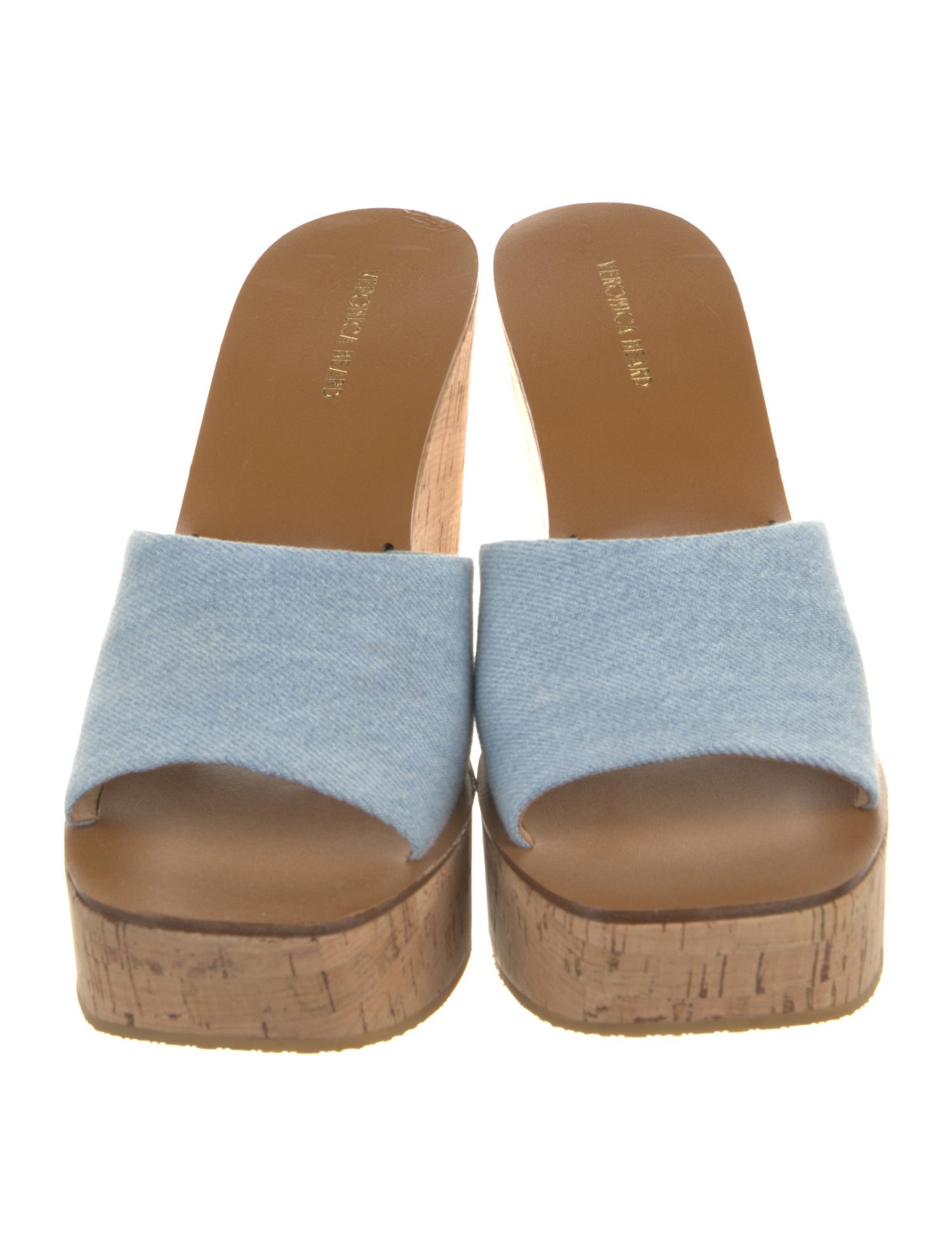 Veronica Beard Denim Slides