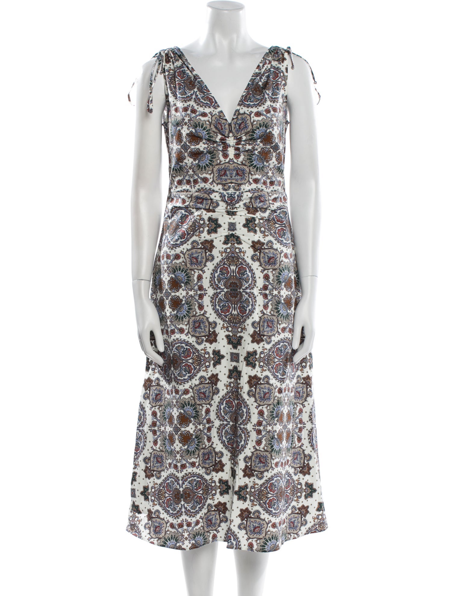 Veronica Beard Printed Midi Length Dress