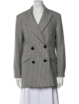 Veronica Beard Houndstooth Print Blazer