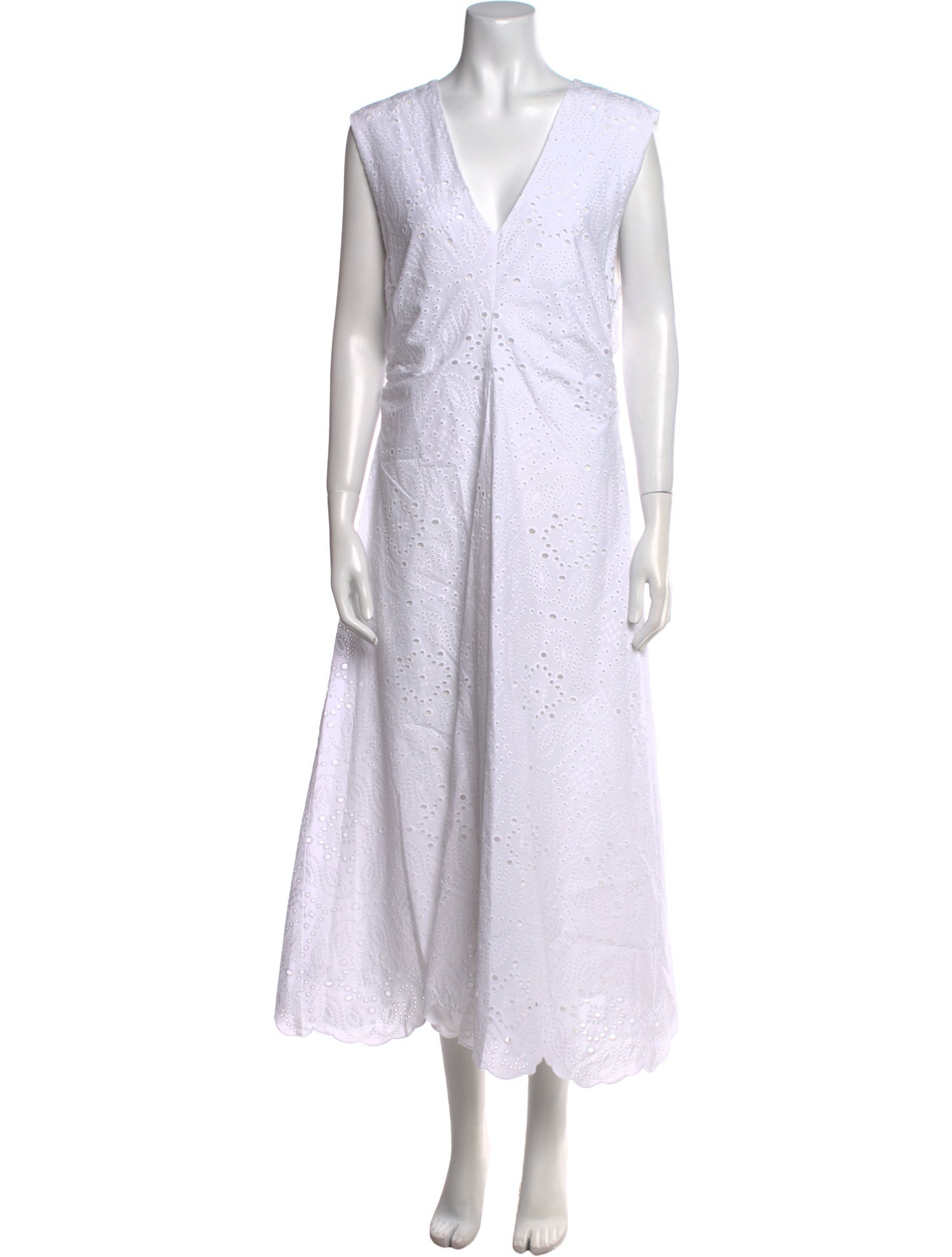 Veronica Beard V-Neck Long Dress