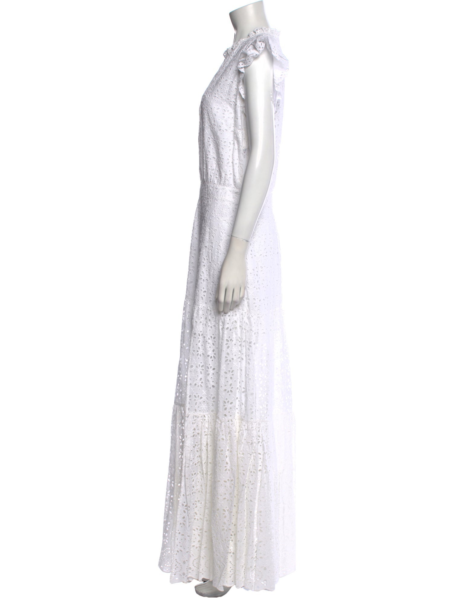 Veronica Beard V-Neck Long Dress