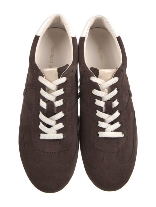 Veronica Beard Suede Leather Trim Embellishment Sneakers