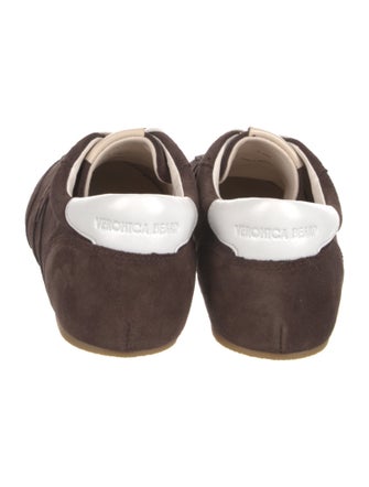 Veronica Beard Suede Leather Trim Embellishment Sneakers