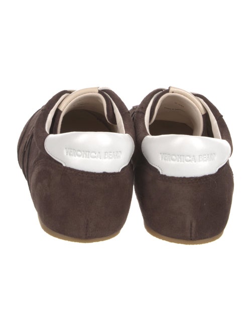 Veronica Beard Suede Leather Trim Embellishment Sneakers