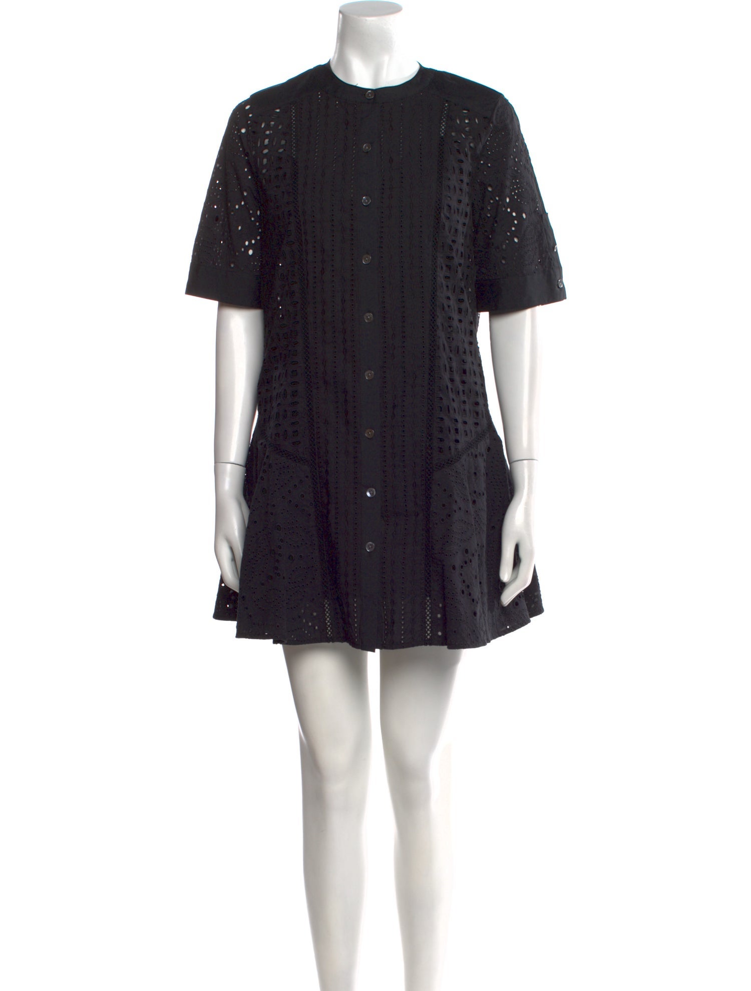 Veronica Beard Crew Neck Mini Dress