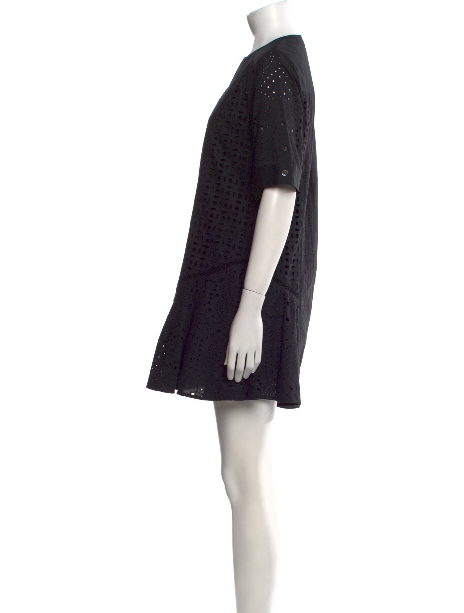 Veronica Beard Crew Neck Mini Dress