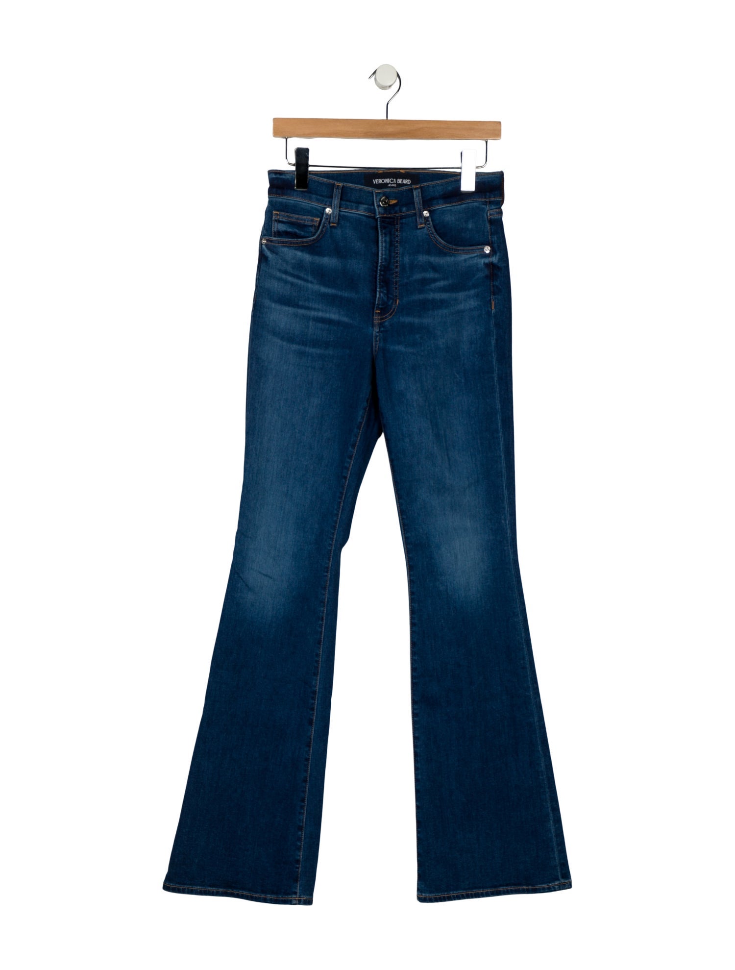 Veronica Beard High-Rise Flared Jeans w/ Tags