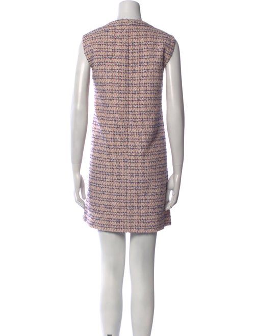 Veronica Beard Crew Neck Mini Dress