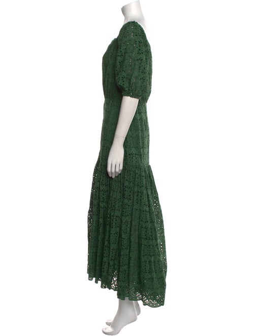 Veronica Beard Square Neckline Long Dress