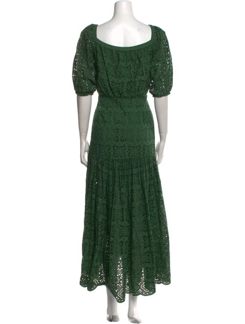 Veronica Beard Square Neckline Long Dress