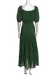 Veronica Beard Square Neckline Long Dress