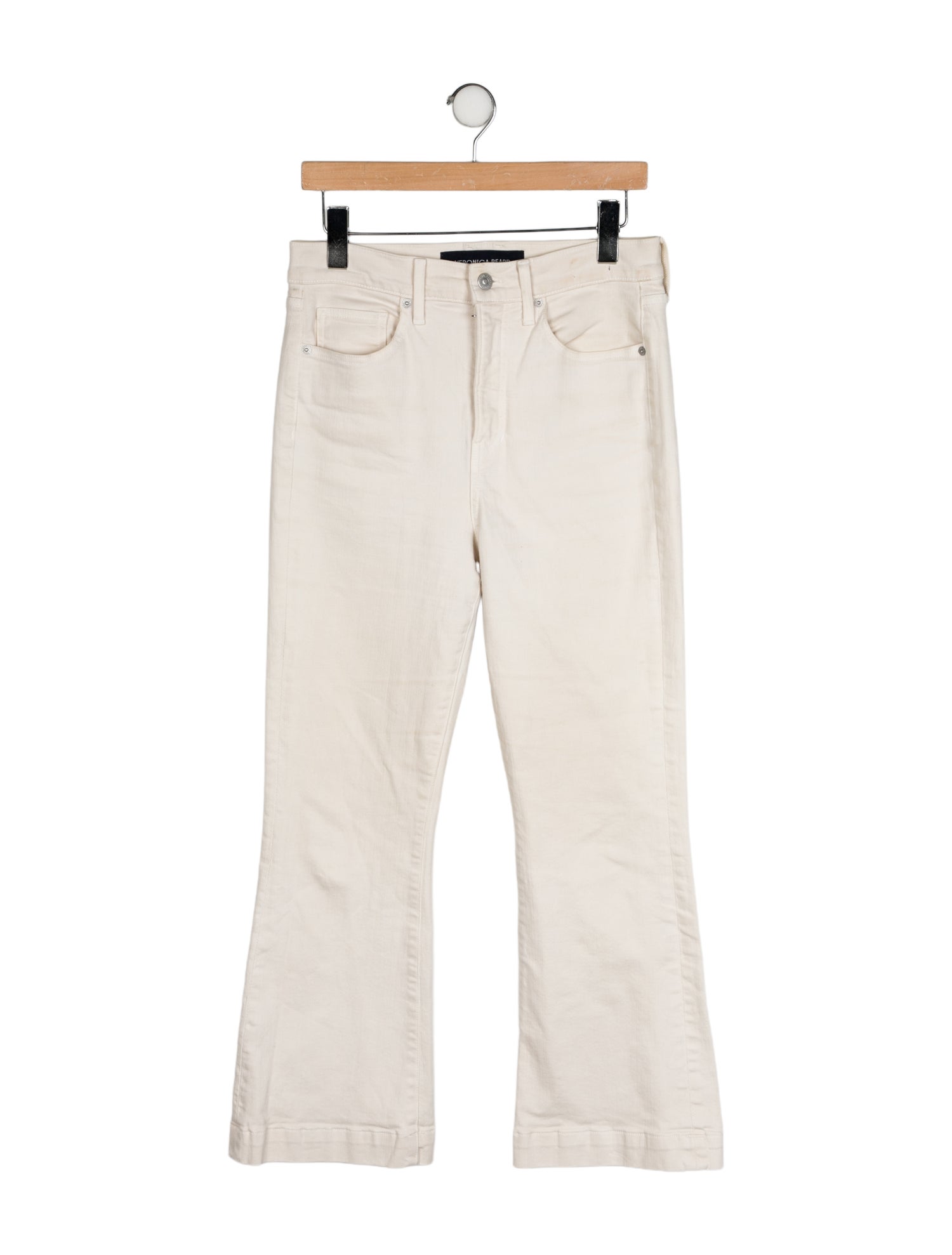 Veronica Beard High-Rise Wide Leg Jeans