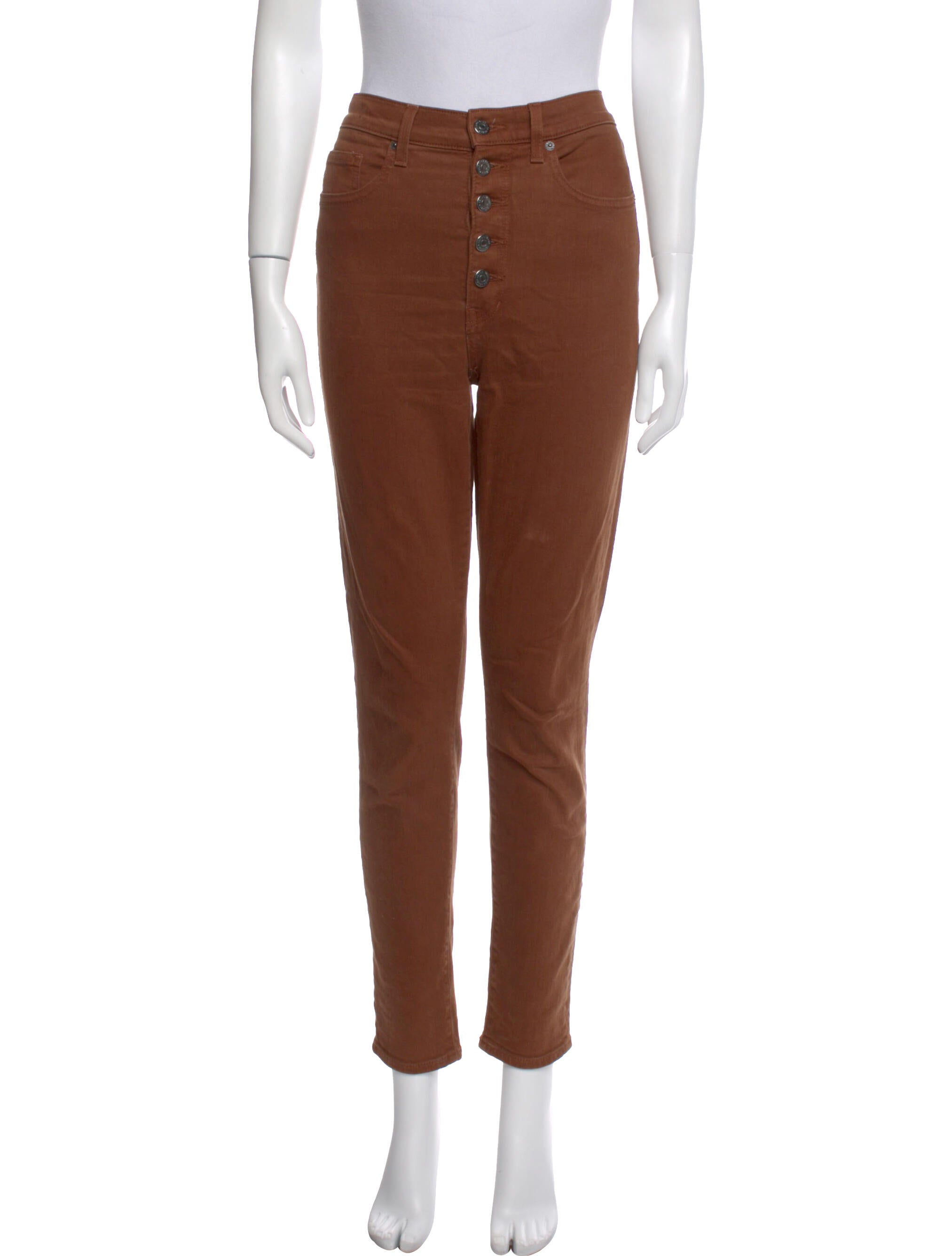 Veronica Beard High-Rise Skinny Leg Jeans