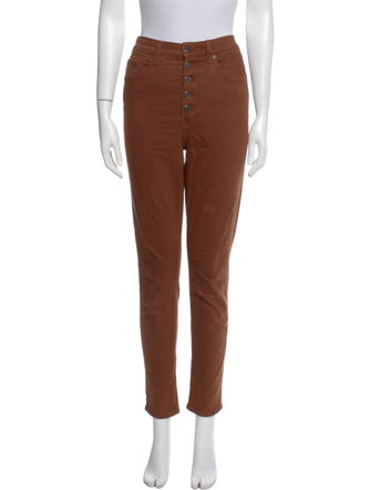 Veronica Beard High-Rise Skinny Leg Jeans