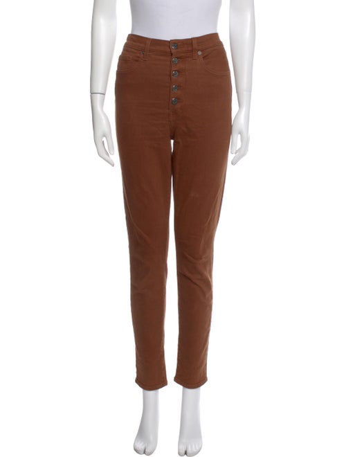 Veronica Beard High-Rise Skinny Leg Jeans