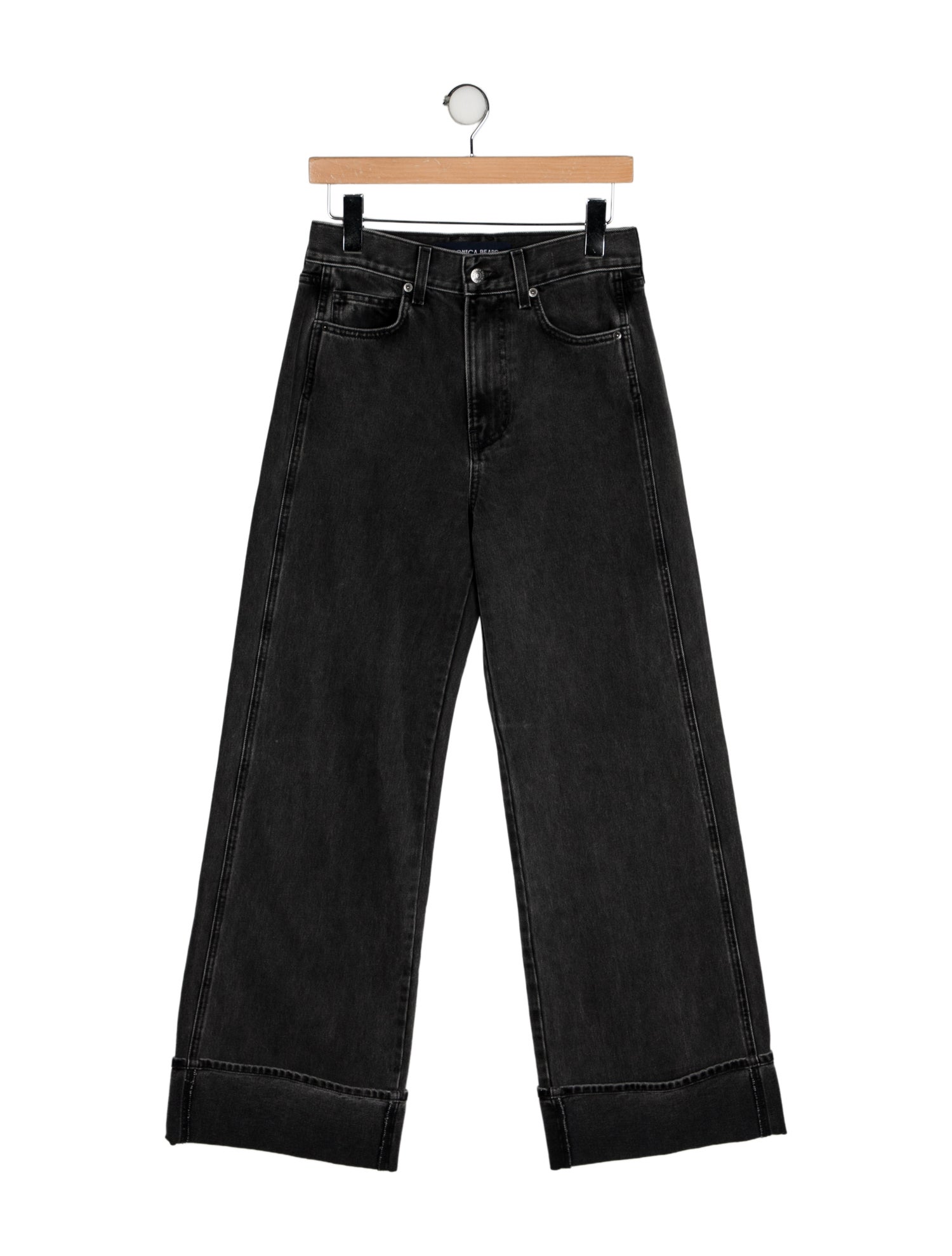 Veronica Beard High-Rise Wide Leg Jeans